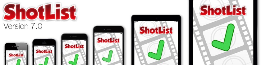 ShotList 7.0 update
